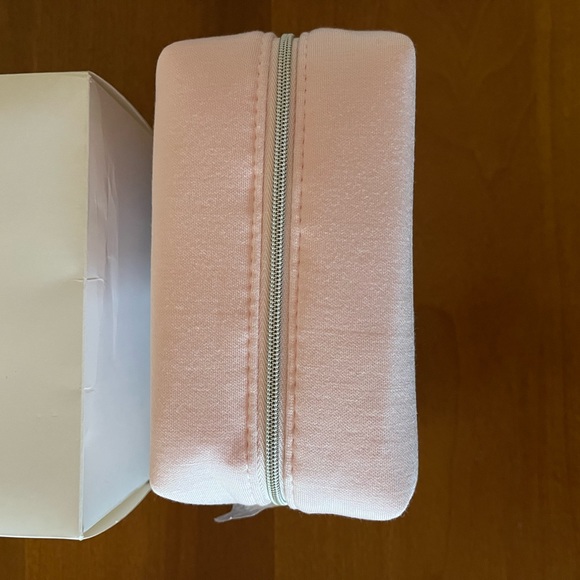 Dior Trousse Make up Pouch In Pink/Silver zipper NIB - Picture 3 of 9